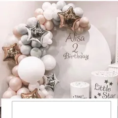 Macaron Balloon Garland Arch Wedding Birthday Party Decoration - Star - View 1