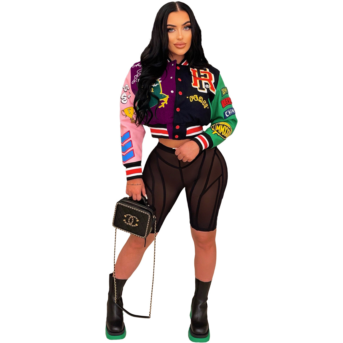 Thread Color Button Baseball Uniform