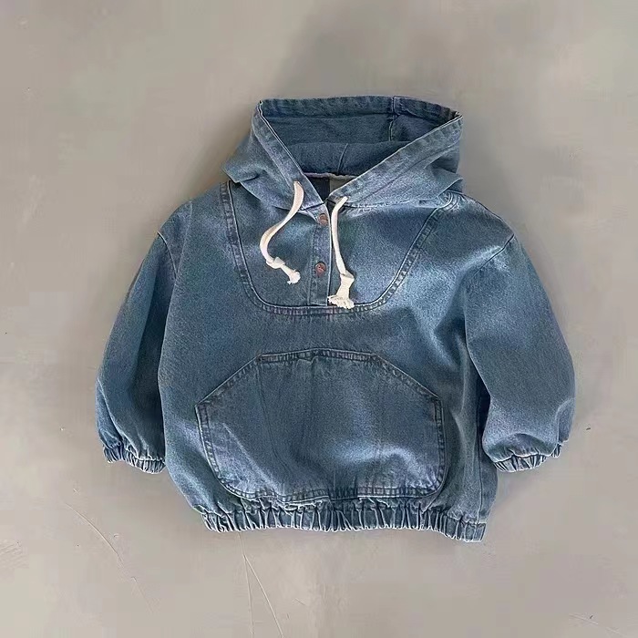 Title 7, Infants Baby Denim Hoodie