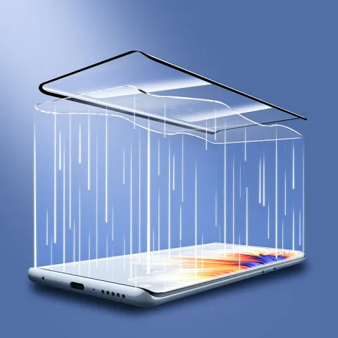 Full Screen Curved Adhesive Tempered Film for MIX4 Single