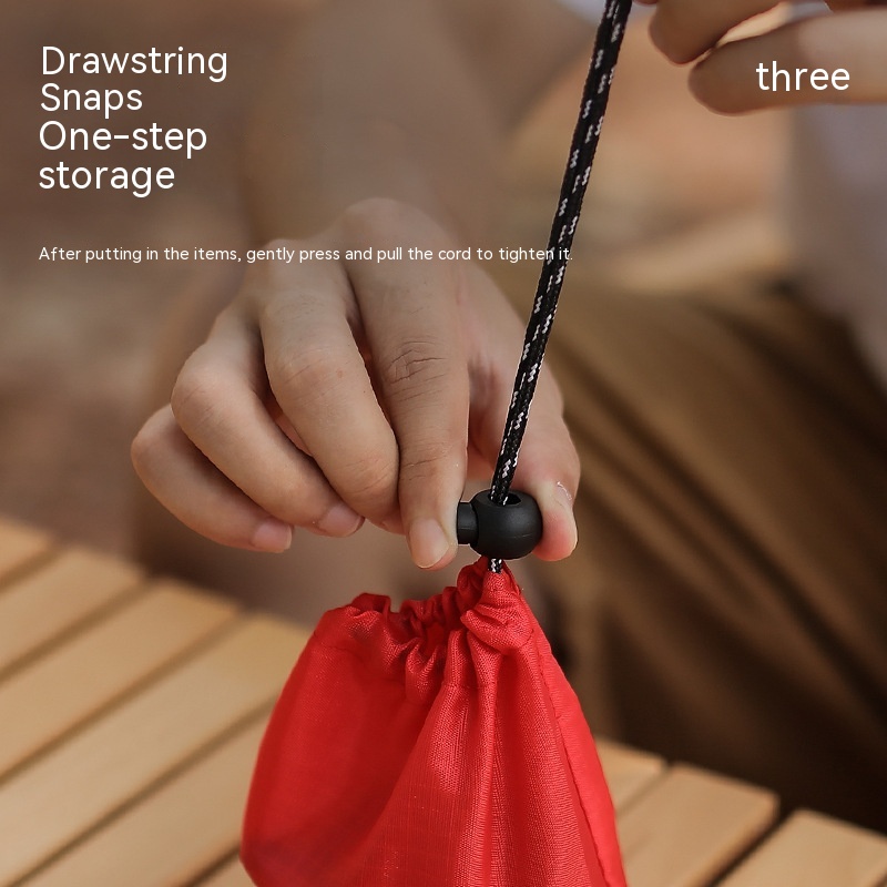 Outdoor Sundries Storage Bag Straw Bag Camping Travel Small Size