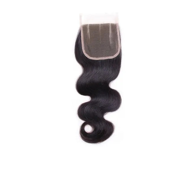 Real Hair Block Body Wave 4X4 Lace Closure Three Part - Shop at LoveMi