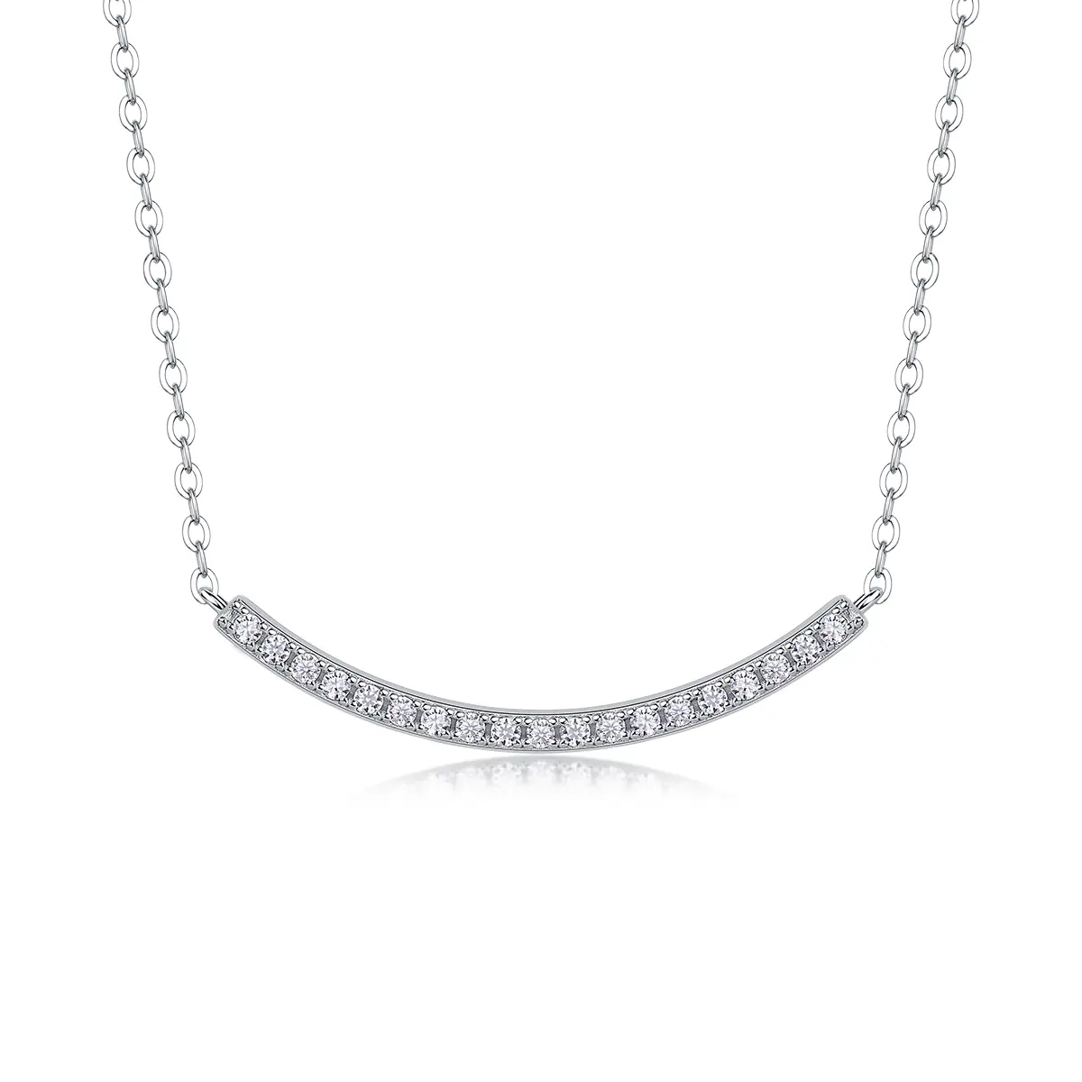 1Joy - A Fashionable And Luxurious Diamond Jewelry Pendant Set With Moissanite S925 Sterling Silver And Platinum Plating Prohibit Tk Sales
