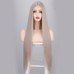 Front Lace Long Straight Hair Chemical Fibre Wig - 4503Color - View 1
