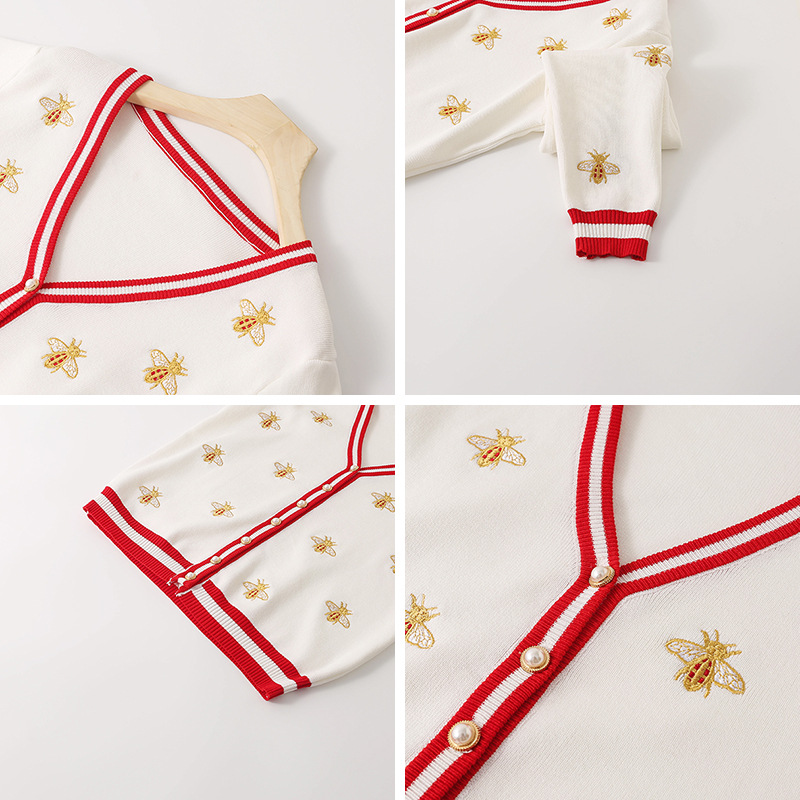  Spring New Ice Silk Knitted Cardigan