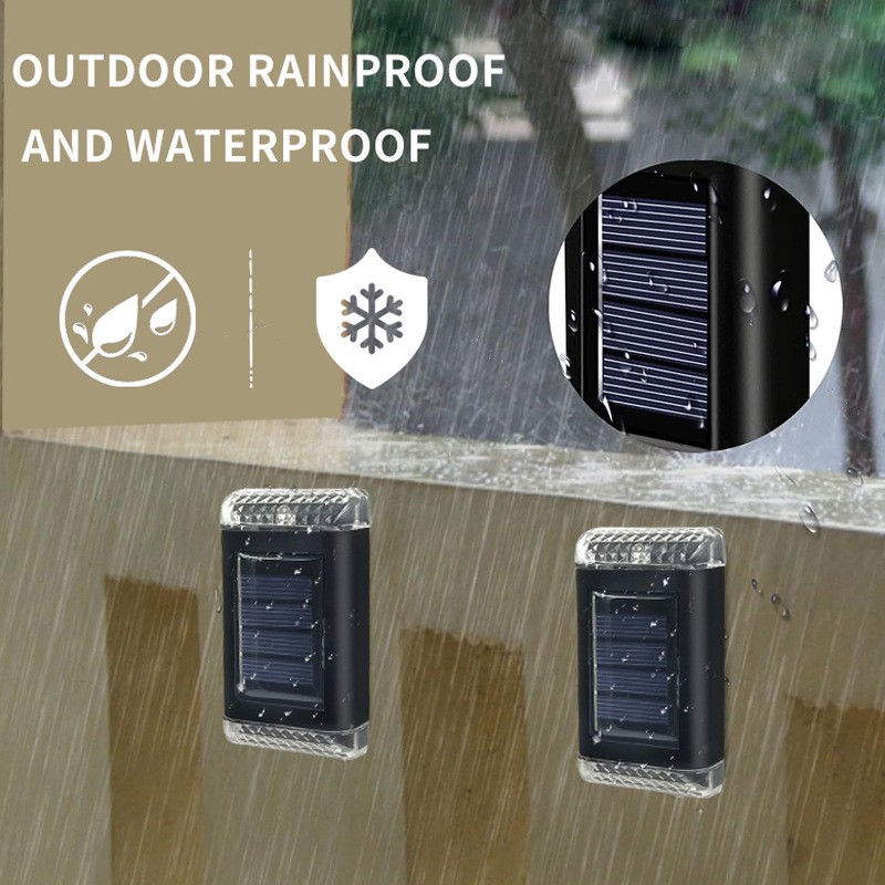 8Pack Super Bright Solar Powered Door Fence Wall Lights LED Outdoor Garden Lamp — image 7