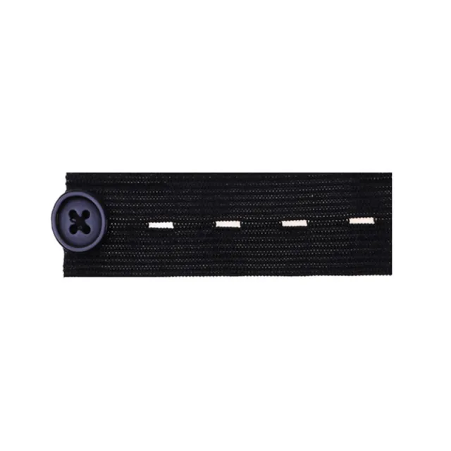 Elastic Adjustable Trousers With Extended Elastic Buckle Black - Shop at LoveMi