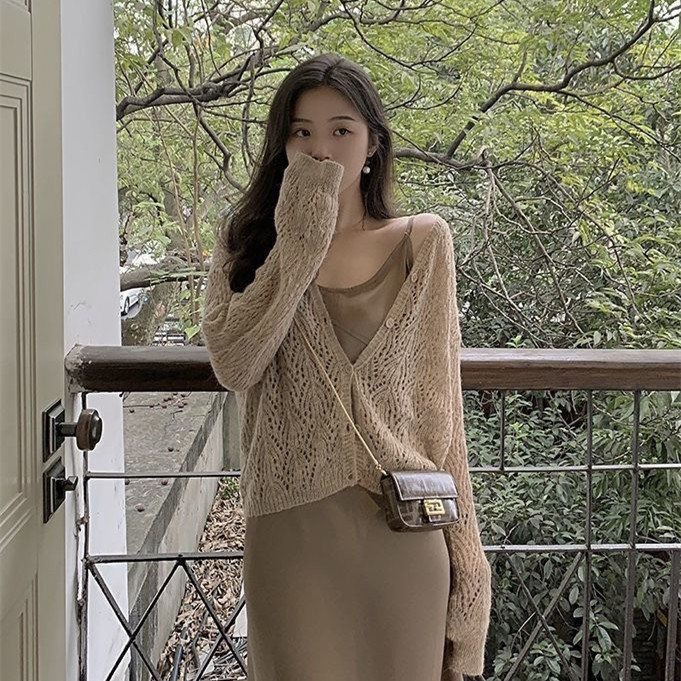 Retro Gentle Thin Loose Cardigan