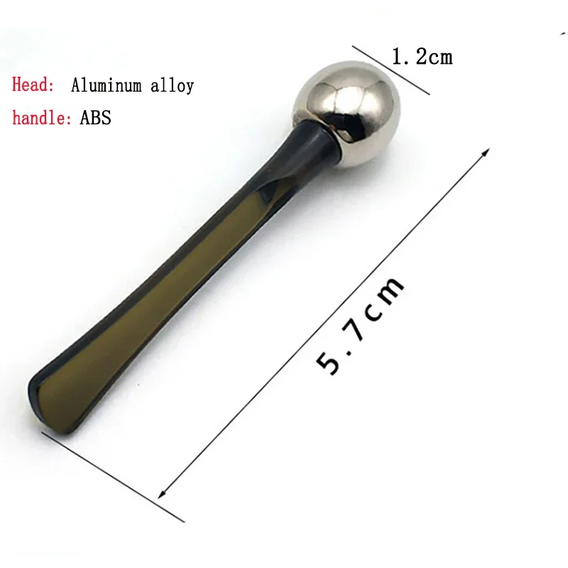 2pc Eye Roller Eye Cream Applicator Cosmetic Spatula Anti Wrinkle Facial Spoon Gold Alloy Face Thin Skin Care Tool  Eye Care Wrinkle Remove Dark Circles