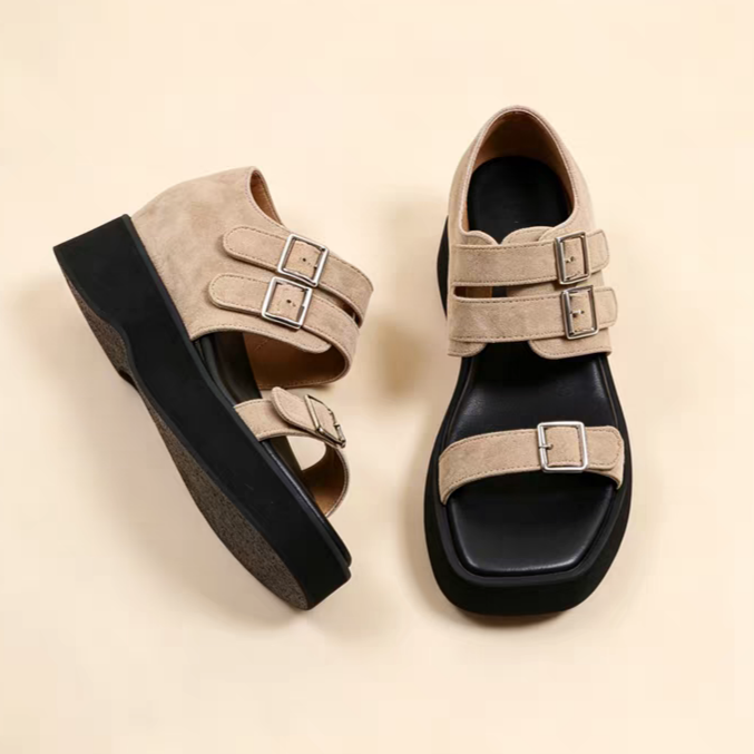 Platform Wedge Sandals, picture 2 of 4