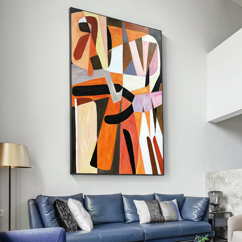 Title 3, Oil Painting Hand Painted Abstract Hallway Deco...