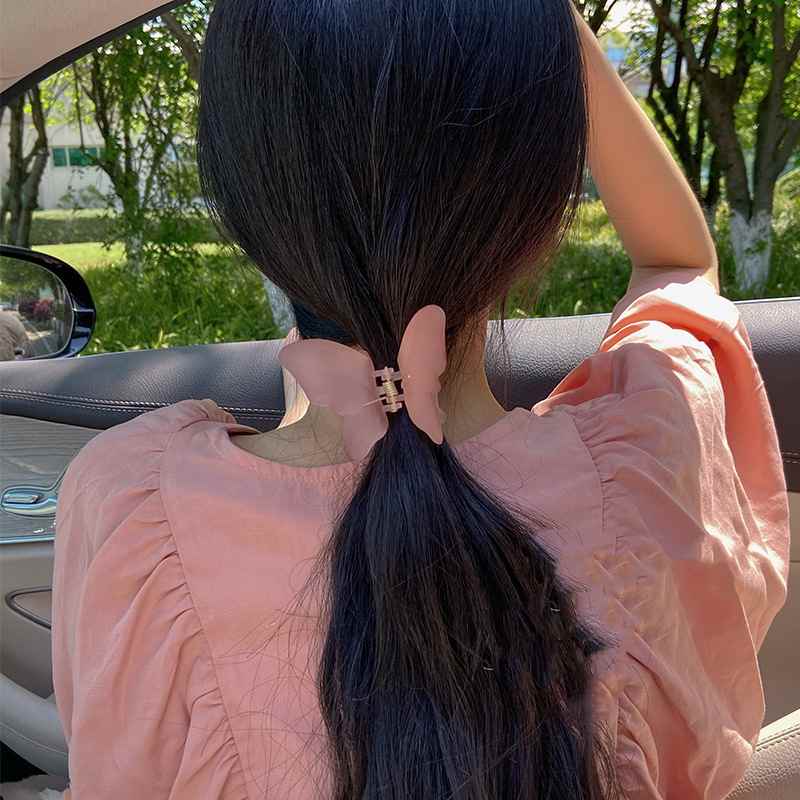 Jelly-colored Elegant Hairpins On The Back Of The Head In Cross Section