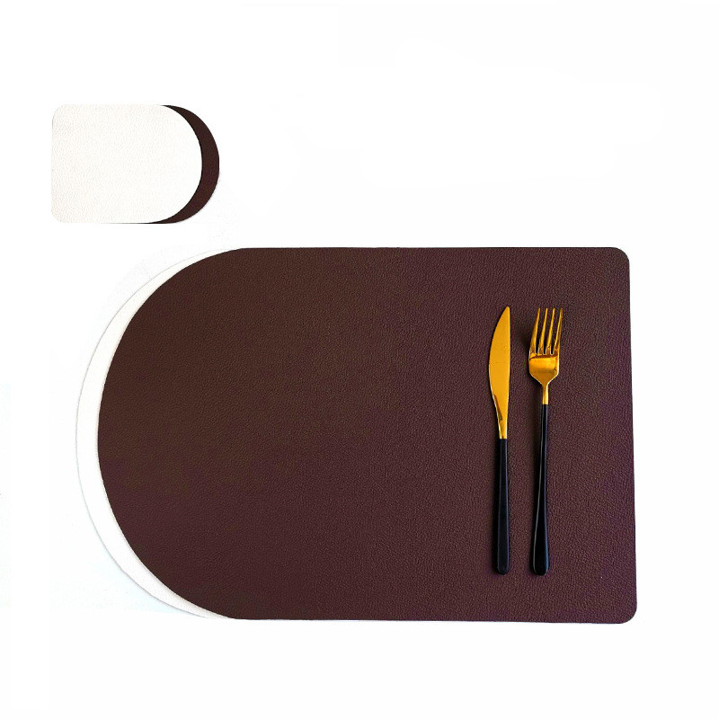 Title 5, Household Leather Waterproof Placemat Hotel Res...