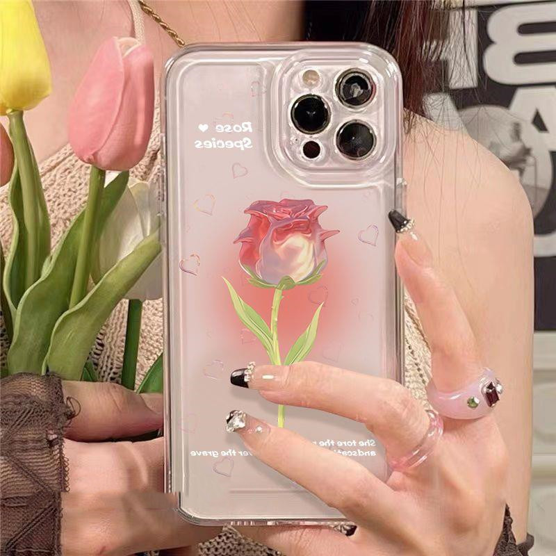 Rose Mobile Phone Case 13promax Female - Image 4