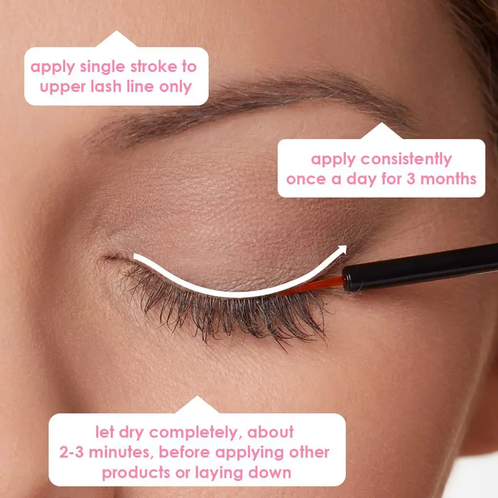 Slim Eyelashes Nutrient Solution Black Repair Natural