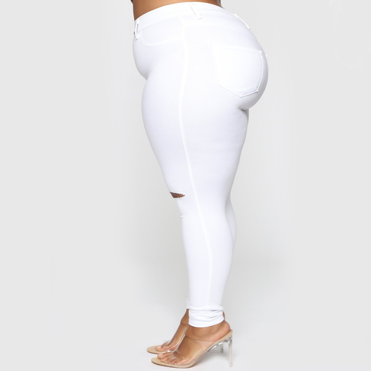 Title 3, Fashion Ladies Wish Solid Color Plus Size Pants