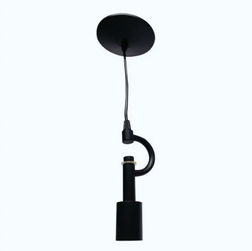 Satin Black Pendant Light Fixture