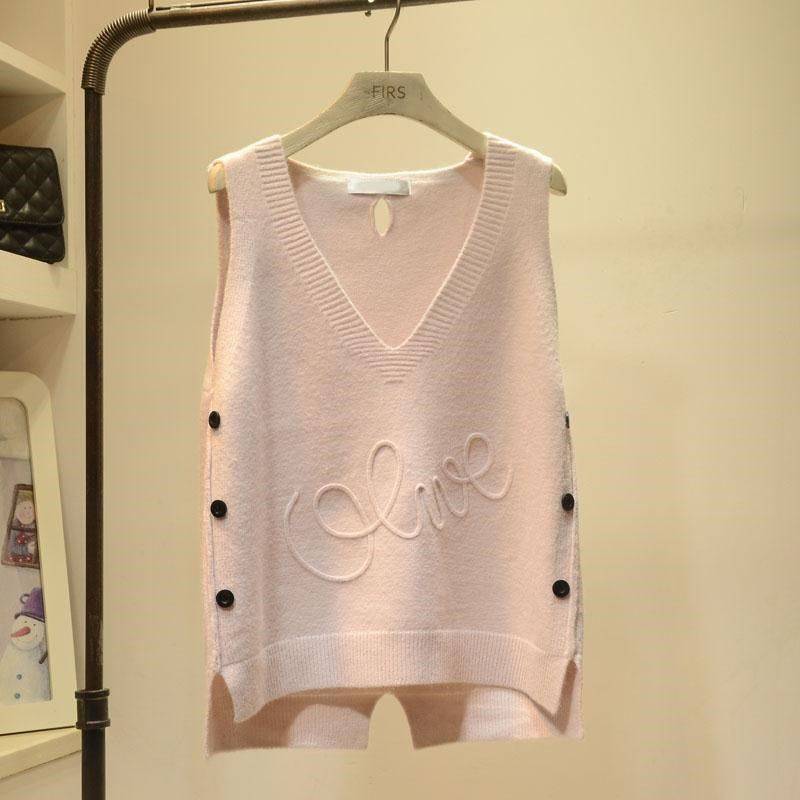 Title 3, Gilet en tricot ample de grande taille pour fem...