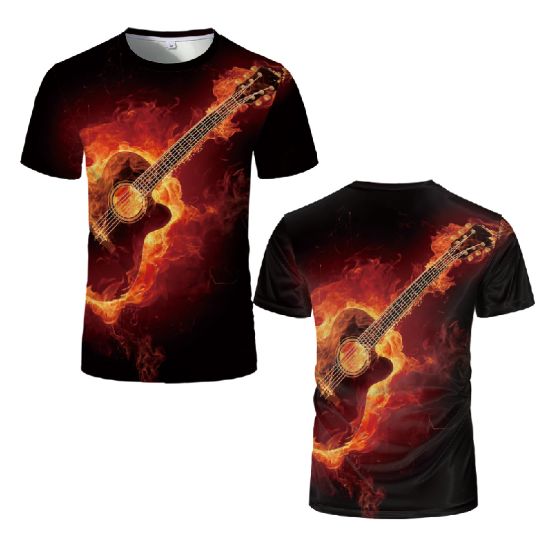 Title 4, Zomer heren T-shirt Muziek Expert Mode Trend Mu...