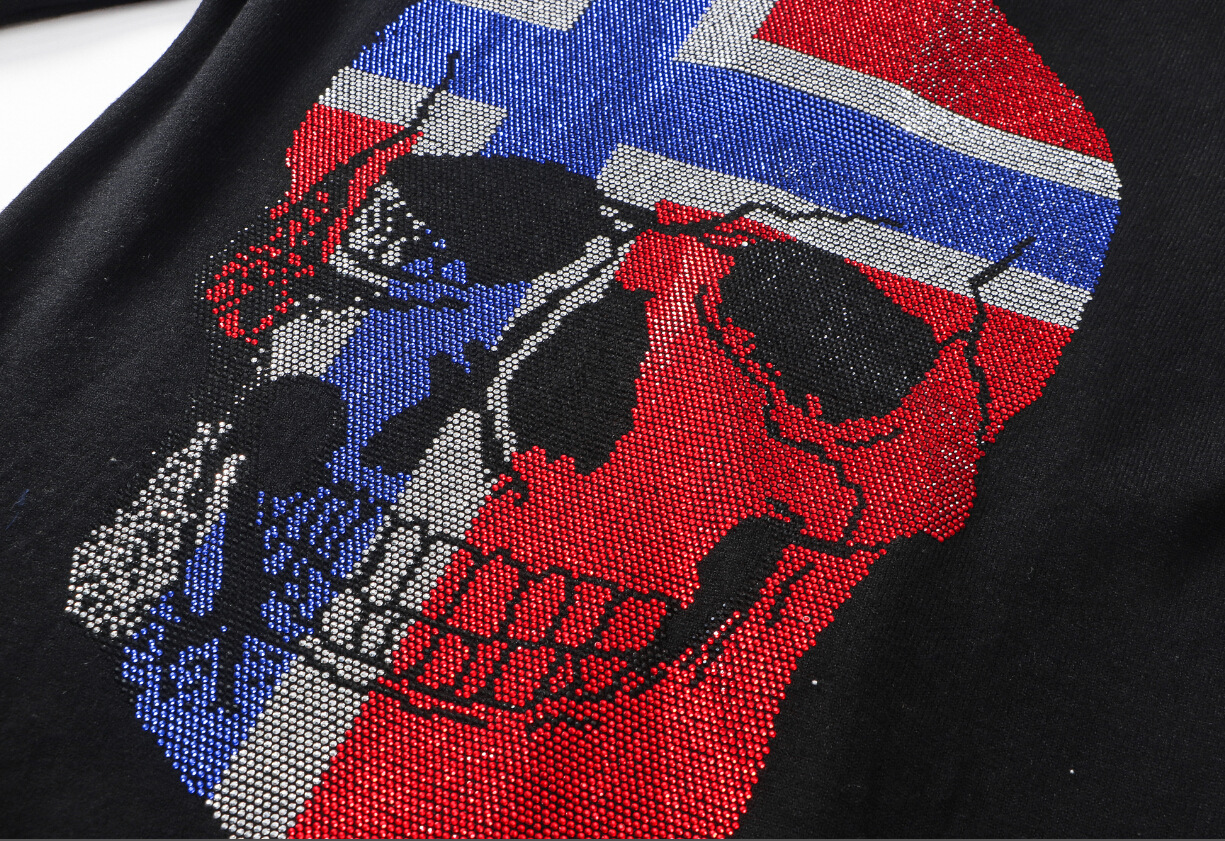 Short-sleeved Trousers Casual Fashion Hot Drilling Suit