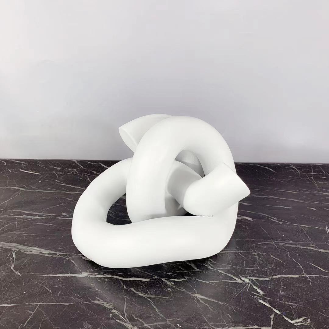 White winding paperweight ornaments