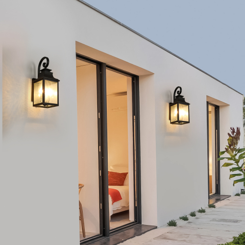 Large Outdoor Glass Wall Light Supports Many Types Of Bulbs -2 Packs Unavailable Platforms- Temu — foto 12