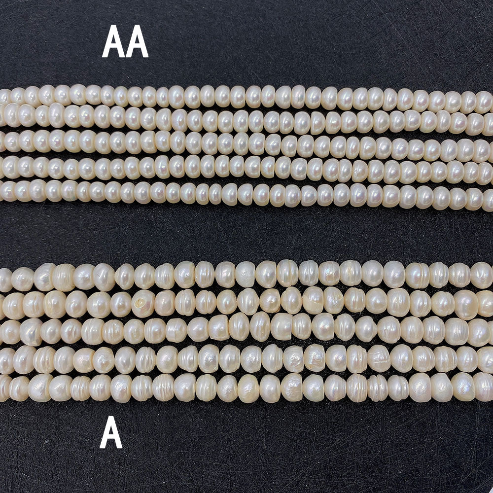 Natural Freshwater Pearl Loose Bead Jewelry Necklace Accessories — foto 3