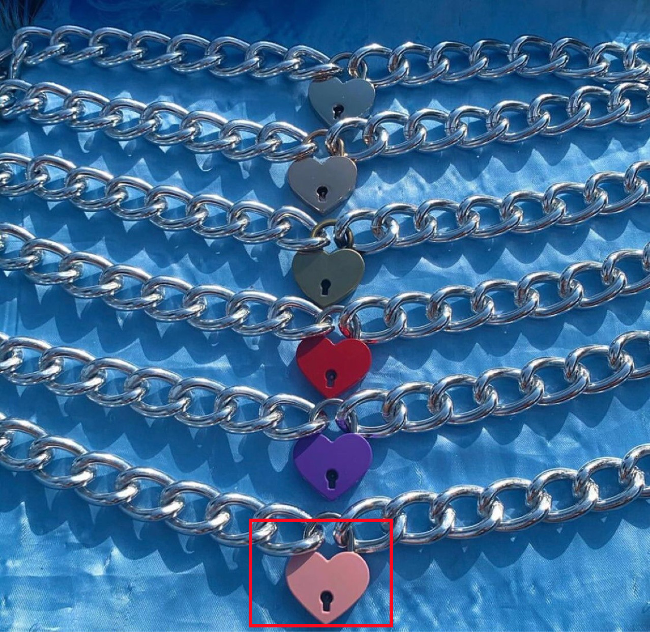 European And American Love Lock Necklace
