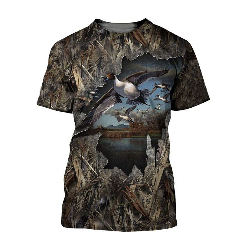 Title 6, T-shirt in rete con motivo camouflage giungla a...