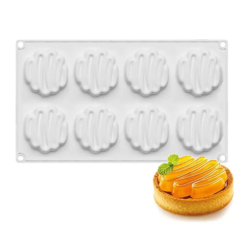 Round cake silicone mold