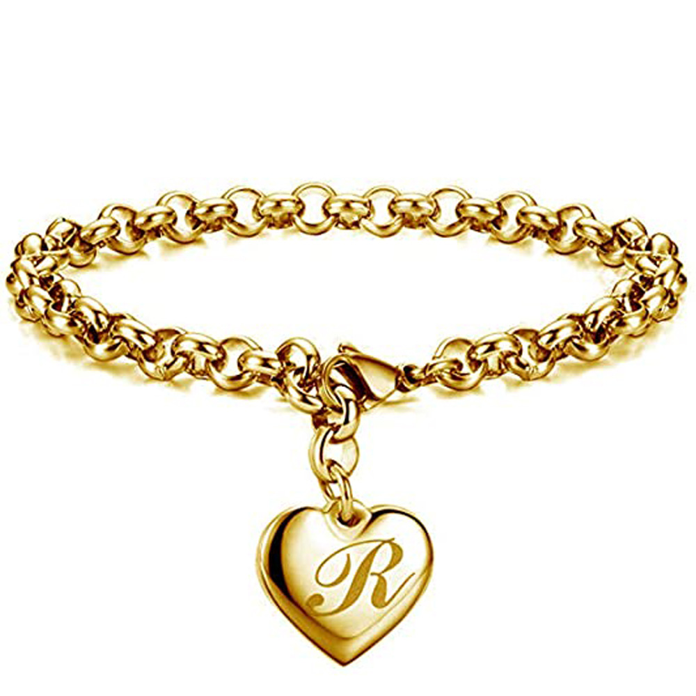 Women's Fashion Stainless Steel Gold Bracelet