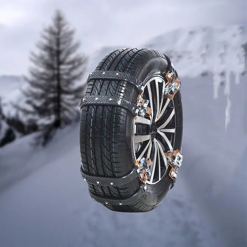 Car Tire Snow Thickened Wear-resistant Rubber Anti-slip Chain