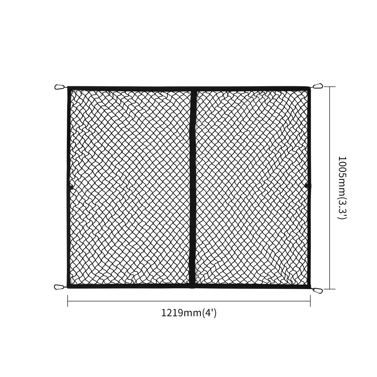 1 0 0x1 2 0cm Heavy Duty Cargo Net Pickup Truck Bed Strong Safety Trailer Mesh Nets