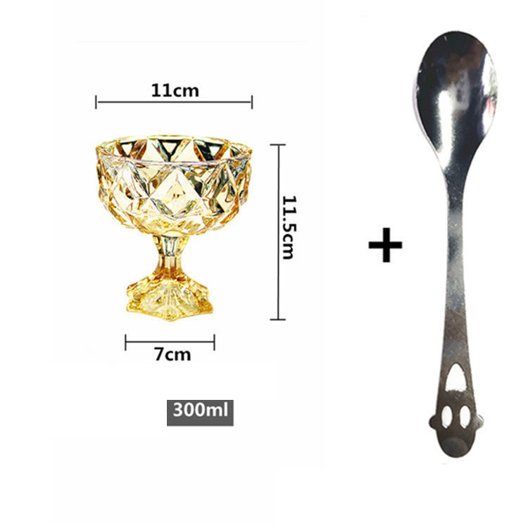 Gold with spoon