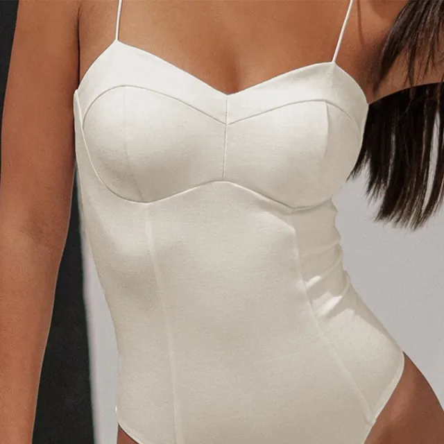 Women's Stitching Solid Color Camisole Beige - Shop at LoveMi