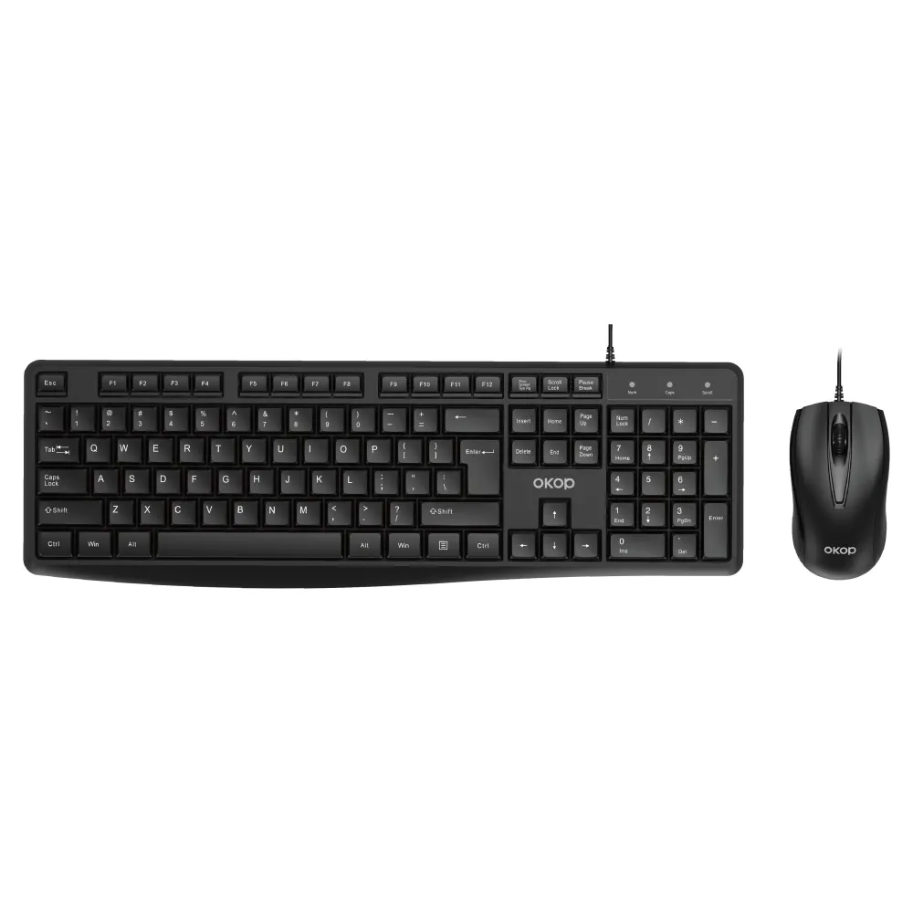KP-J450 Best-Selling Wired USB Keyboard And Mouse Set For Business Office Desktops In Stock