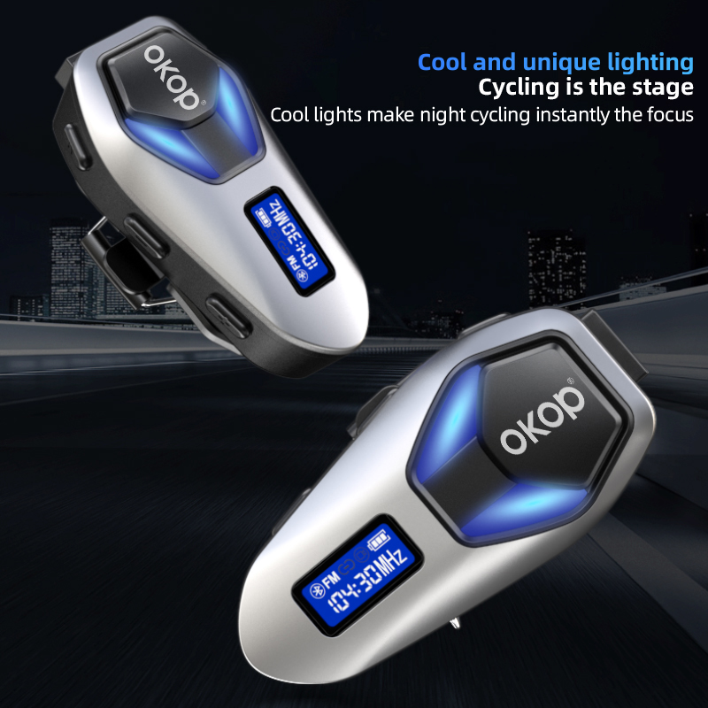 KP-292 Best-selling Premium Zinc Alloy Motorcycle Helmet Bluetooth Headset Waterproof Long Battery Life Music Playback In Stock 3