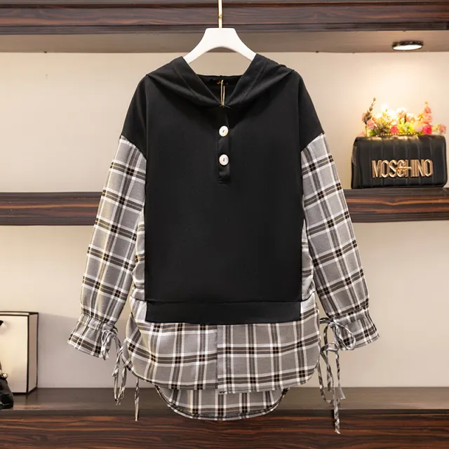 Fake Two Fat Girls' Clothes And Sweaters Black - Shop at LoveMi
