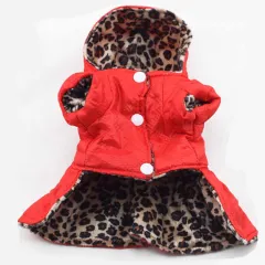 Leopard Print Cotton Dress Reversible - Leopard Print - View 1