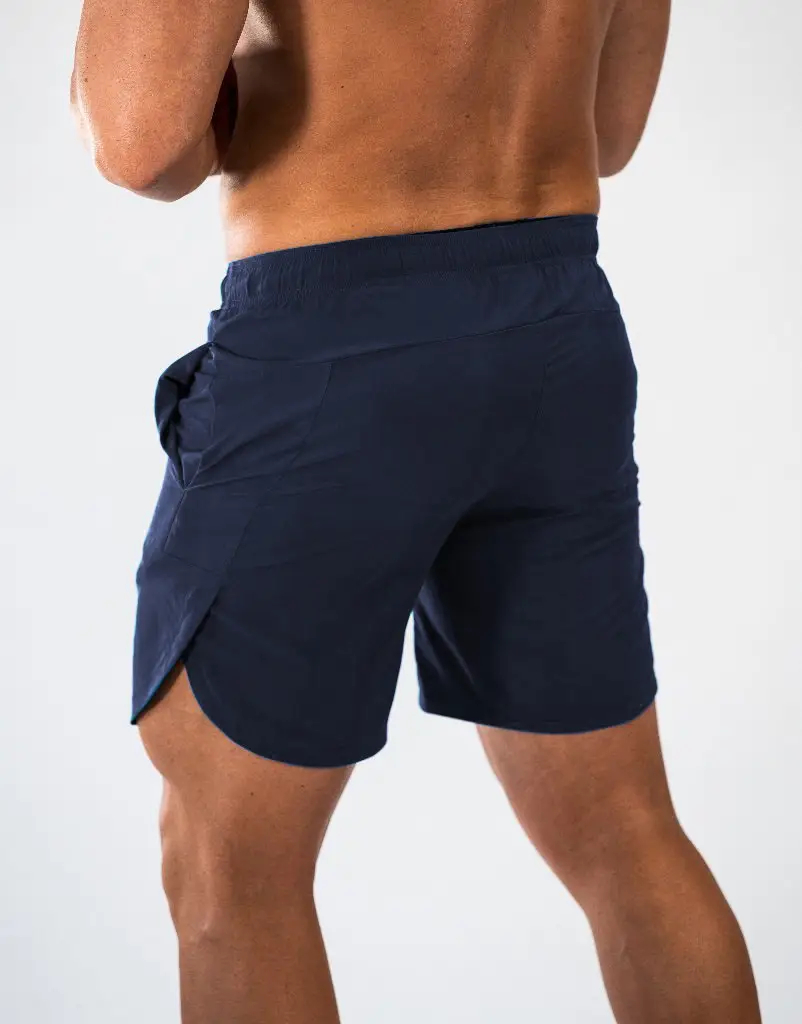 Pure Color Quick-drying Breathable Five-point Running Basketball Beach Pants