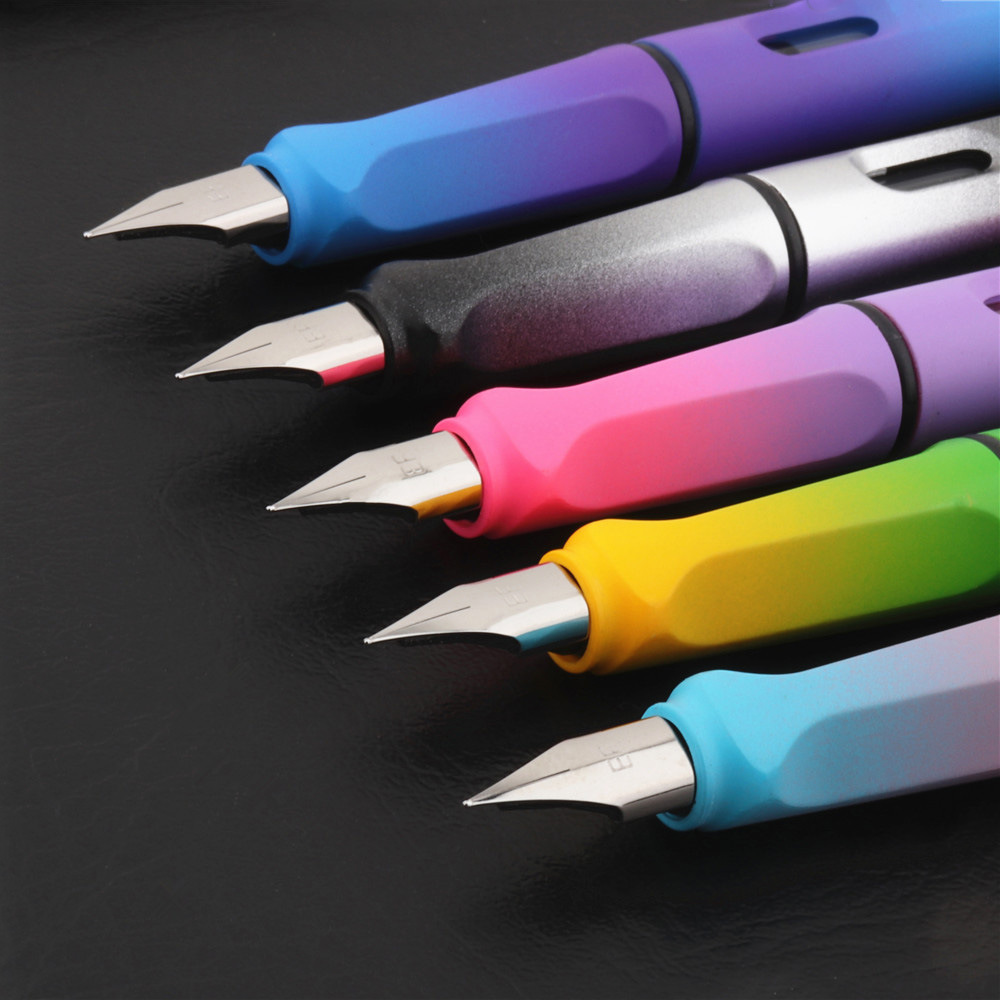 Writing Practice Iridium Fountain Pen Gradient Color