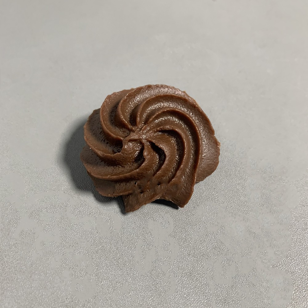 Chocolate Thread Brooch