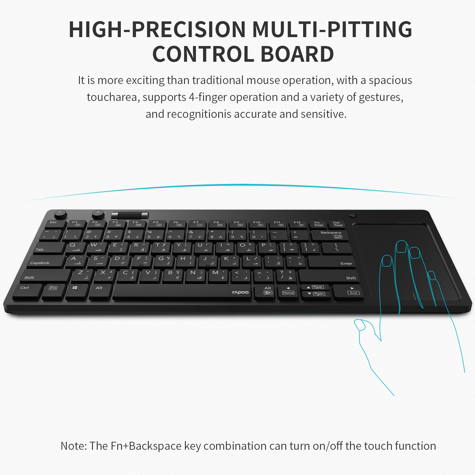 Trådløst tastatur - Miniatyr 4