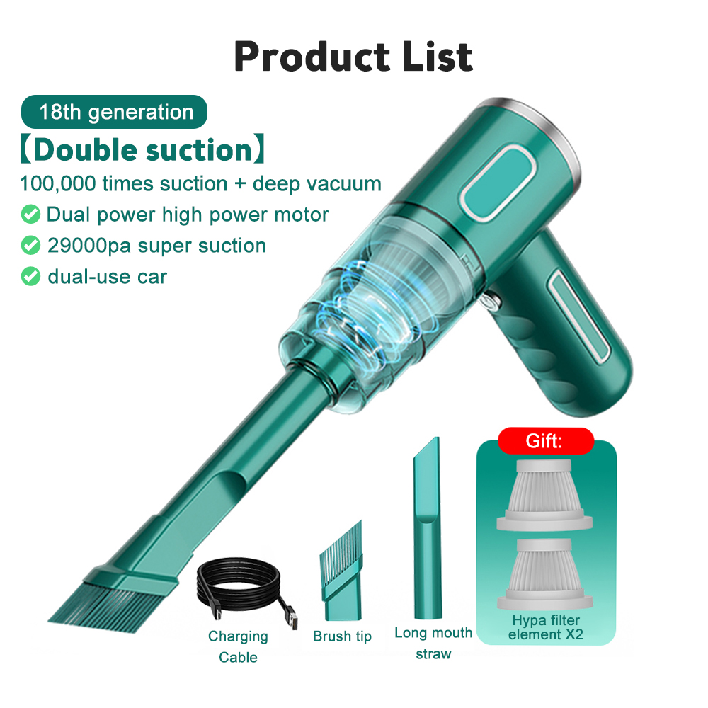 Home Handheld Portable Car Vacuum Cleaner thumbnail 16