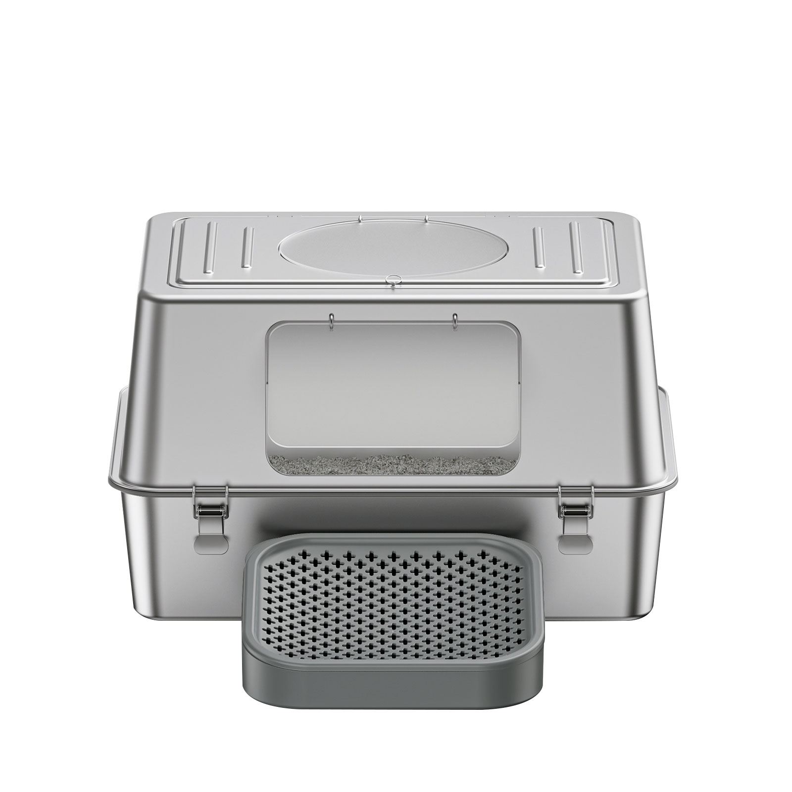 Only Self Pickup---All-stainless Steel Cat Litter Box - K1