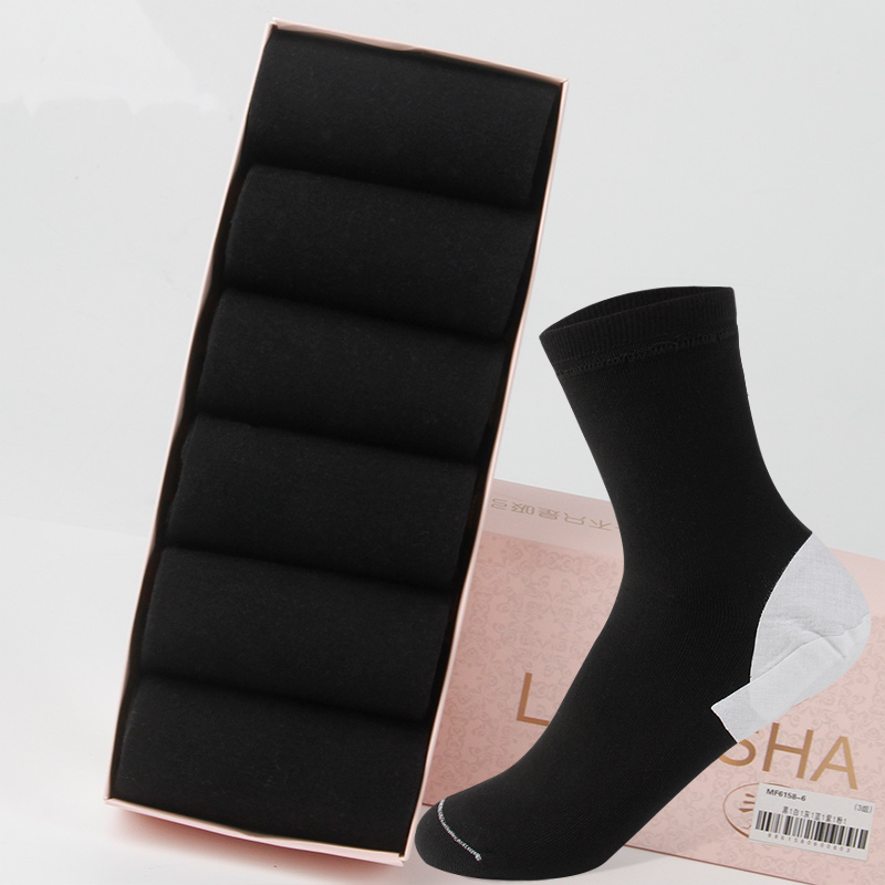 Title 7, Ladies Silicone Moisturizing Cleft Foot Socks