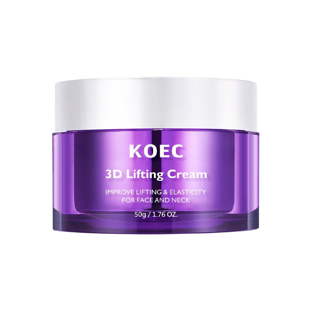 KOEC 3D Lifting Cream, Face & Neck Anti-Aging Firming Cream, 50g