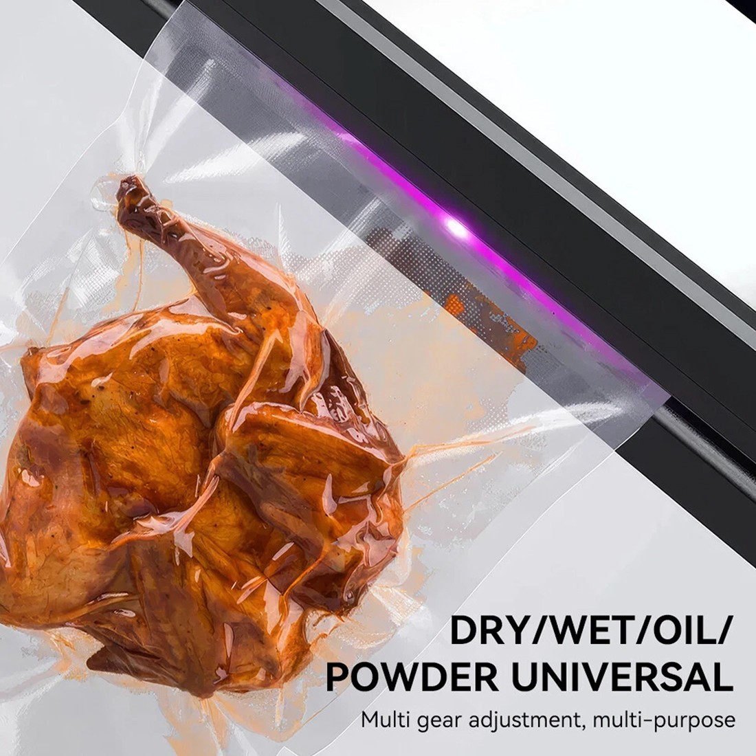 Electric Food Vacuum Sealer Automatic Dry Wet Sealing Packaging Machine 40 Bags — image 2