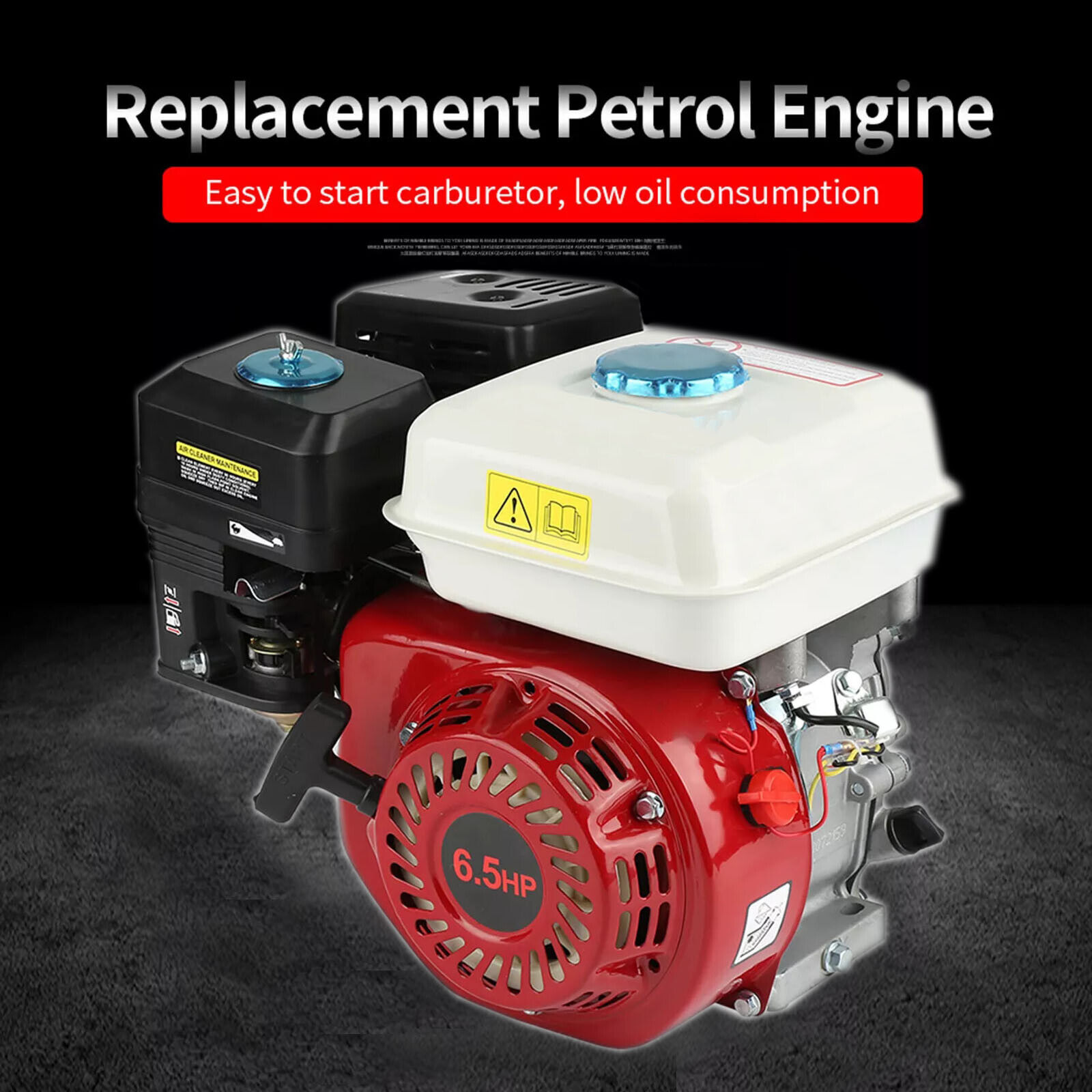 For H Onda GX200 4-Stroke 6.5HP 3.6L Petrol Oil Gas Engine Replacement — image 7