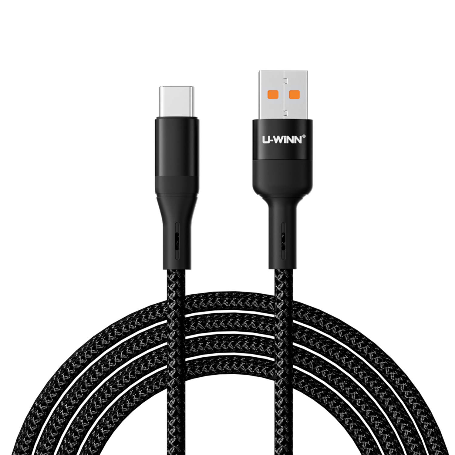 L202 USB-C Cable 2.4A 1M Black USB 3.0 UWINN